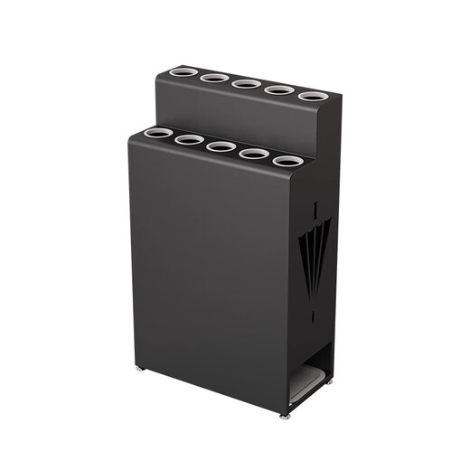 Creative umbrella rack storage rack commercial company hotel lobby classroom class long-handled umbrella bucket filterable water placement rack white