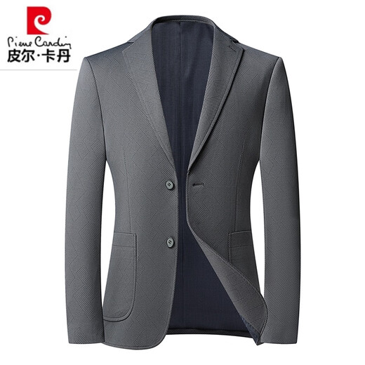 Pierre Cardin Business Thin Dünn elastischer Atmungsanzug 2025 Frühlings- und Herbst-Herren-Vater-Anzug Business High-End-Anzug Jacke 9928 Blau M 170/100-120jin [Jin gleich 0,5 kg]