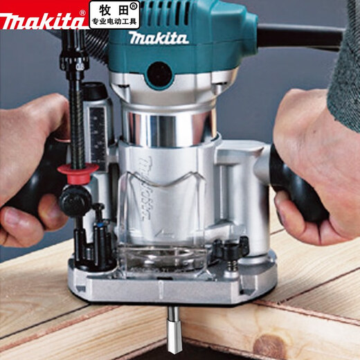 XMSJ Makita Doppelschnitzer gerade Schneiderholz-Holzbearbeitungswerkzeugkante Trimmmaschinenschneiderkopf-Gravurmaschine Gong Messer Schlitzschlitz Barbecue Holzfräsenschneider Makita Doppelschnitzer gerade Cutter 6.356.3519mm ein