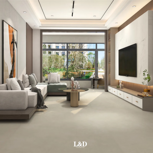 
Ji Litian Customized LD Ceramic Tiles Roman Micro Cement Almond Milk Opal Lime LSH12352 12350 LST15352 Apricot Milk LSH12352 Multi-Specifications