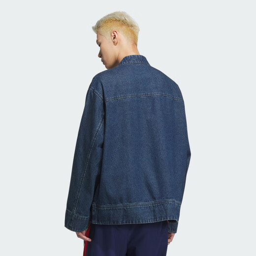 阿迪达斯 （adidas）运动  三叶草  男女蛇年新年款CNY新中式盘扣宽松外套 jz9928 均码 xxs