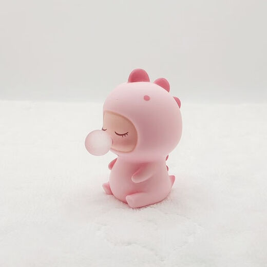Desktop mignons petits ornements créatifs chambre fille coeur midi dessin animé cadeau car portier décoration mignon dragon de bulle verte mignonne [un paquet]