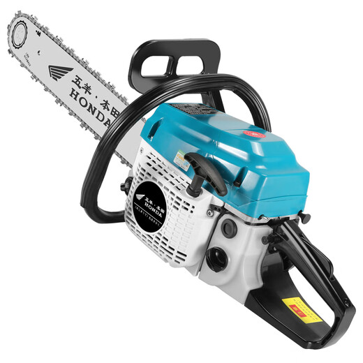 Wuyang Honda imported chain saw logging saw four-stroke pure gasoline easy-start professional logging outdoor tree felling machine household saw blue four-stroke pure gasoline saw comes with 2 imported chains