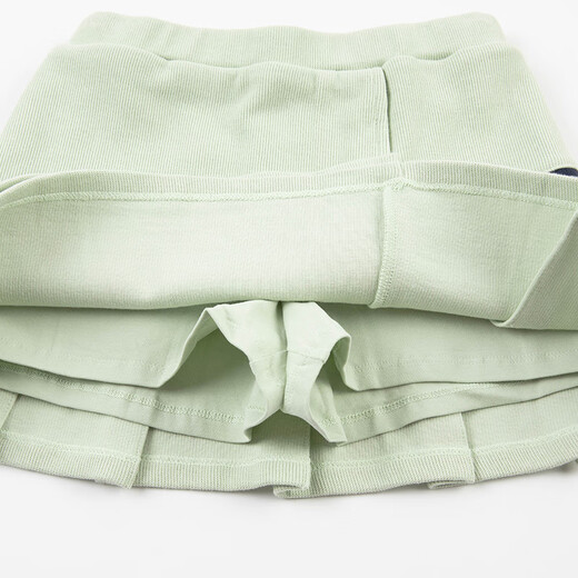 HAZZYS imported brand children's clothing girls' skirt autumn new comfortable soft breathable elastic skirt light ice gray 145