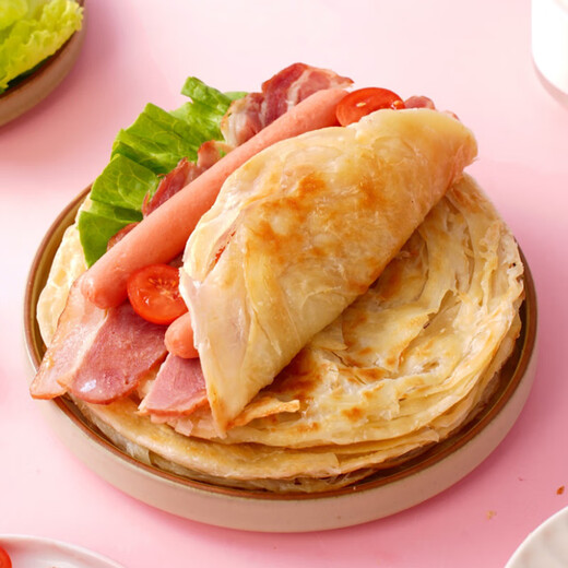 Dahidi Wheat-flavored Hand Pancakes 2000g 20 pieces Children's breakfast Frozen Pasta Convenient Instant Sausage Companion