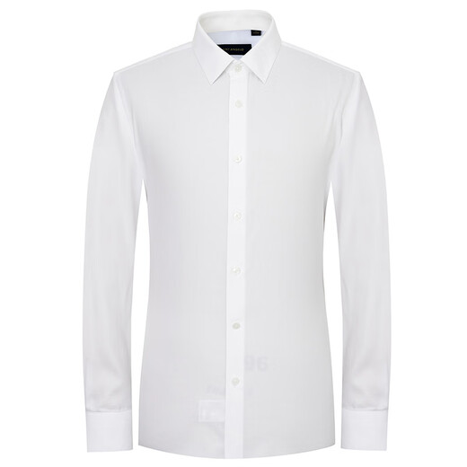 Journal Bird Free Free Long Mancheve Shirt's Men's Business Texture Facile à maintenir la chemise Kebc251011u White 40