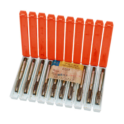 Shanggong 10-pack machine tap M8 HSS high-speed steel wire tapping thread tapping