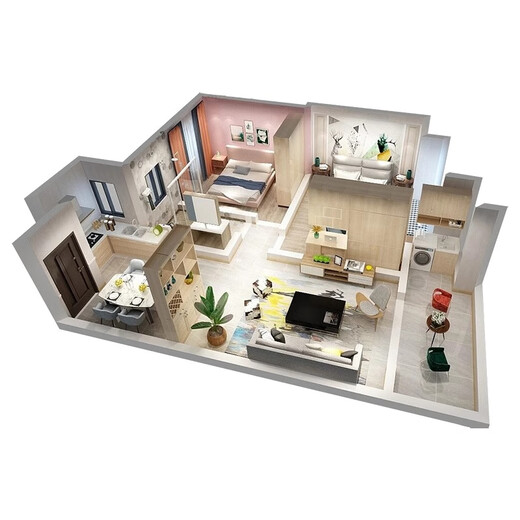 Decoration design Kujiale renderings production CAD painting construction drawings home decoration plane 3Dmax interior design modeling drawings machinery garden landscape architecture house design house design Kujiale 3d renderings 55