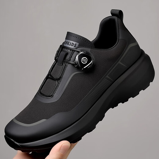 Caotu Light Luxury Men's Shoes для весны и лета Новые не скользкие походные туфли для мужчин для мужчин спортивные капусты для мужчин для мужчин для мужчин 3527 черные 41 кожаный размер обуви