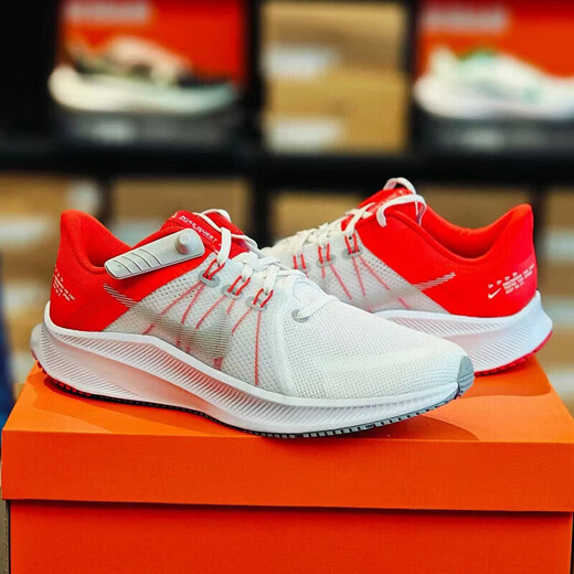 耐克（NIKE）跑步鞋男鞋2025秋季新款运动鞋RUN SWIFT 3面减震休闲鞋 DA1105-100白红 40.5