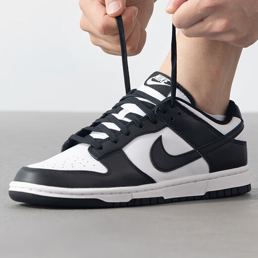 耐克（NIKE）男鞋女鞋2025春季新款Dunk Low情侣运动鞋时尚百搭低帮休闲鞋子女 DD1391/CW1590-100黑白熊猫 39 (GS)