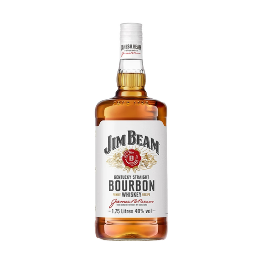 金宾（Jim Beam）山姆同款白占边调和型威士忌40度波本美国肯塔基州洋酒1.75L*1瓶