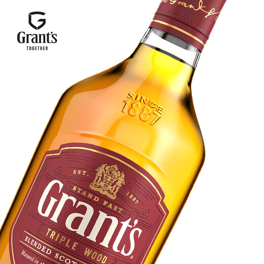 三只猴子威士忌500ml+GRANT'S 格兰三桶陈酿700ml
