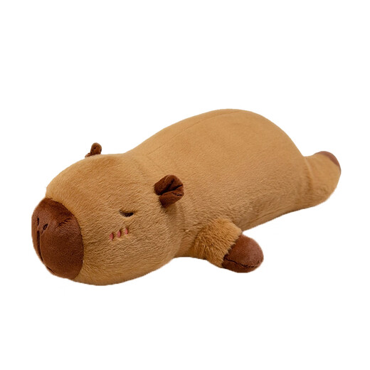 Shangyun Chinese Valentinstag Geschenk Nezha Puppe Plüsch Spielzeugmädchen schläft mit ihrer Kissenpuppe Long Strip Kapibala