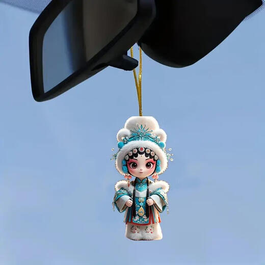 Shantou Lincun pendant, high-looking Chinese style high-end Huadan Peking Opera imitation 3D effect peripheral opera character pendant drama key imitation 3D flat acrylic style 1 1