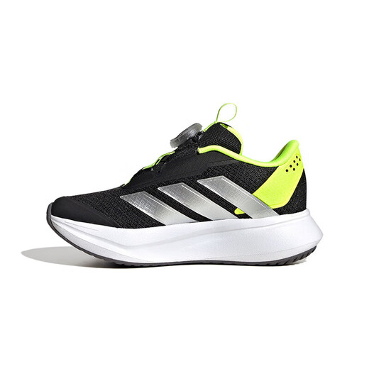 Adidas Kinderschuhe Jungen Sneaker 25 Sommer Duramo Mesh Boa Knopf Kinder Running Casual Shoes Ji1694 Ji1694 Schwarz/Metallic Silver/Hell Lemon Yellow 32 Größe/13,5k/Fuß Länge 19,5 cm