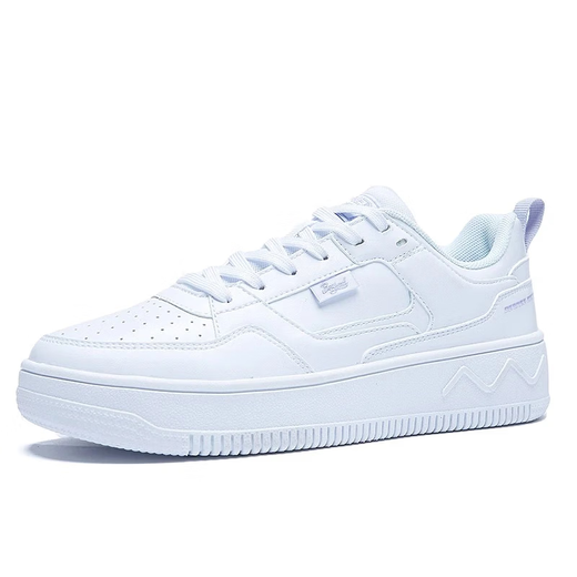 361 Grad Frauenschuhe, Sportschuhe, bequeme und vielseitige leichte Casual Vaters Schuhe, Laufschuhe, Freizeitschuhe, 361 Grad Weiß/Aginal Purple [6623-1] 35