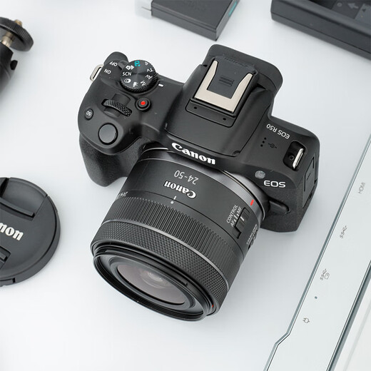 Canon Canon R50 Mirrorless High Speed Continuous Shooting Home Travel Video Shooting 4KVolg Small Portable Camera Simple Black R50+18-150 Lens