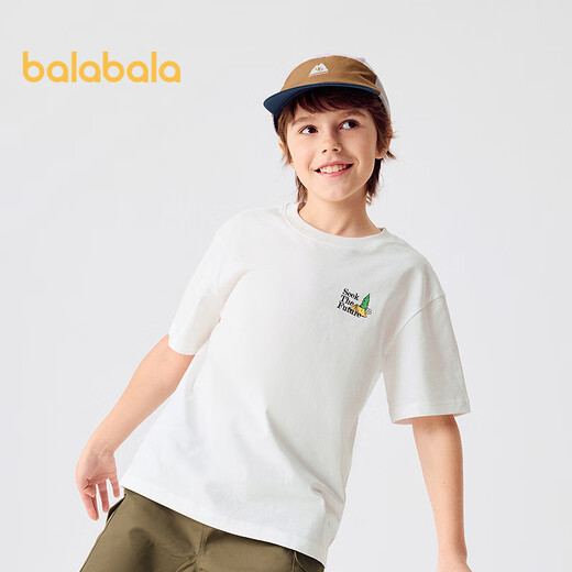 BALABALA-Kinderkleidung, Kinder mit kurzem Ärmeln, T-Shirt, Jungen und Mädchen, große Kinder 2025 Sommerkleidung, schnell trocknete Mode 208225117215