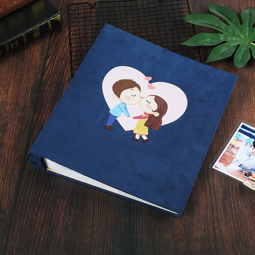 玛磁【3291人收藏】新品相册本家庭大容量纪念册5寸6寸7寸相册影集插页式过塑款400张 皮质-拾光流影 567寸混装过塑款可放200张照片