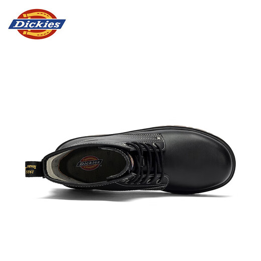 Dickies men's Martin boots fashionable men's boots comfortable outdoor boots leather boots men's British style work boots black 40
