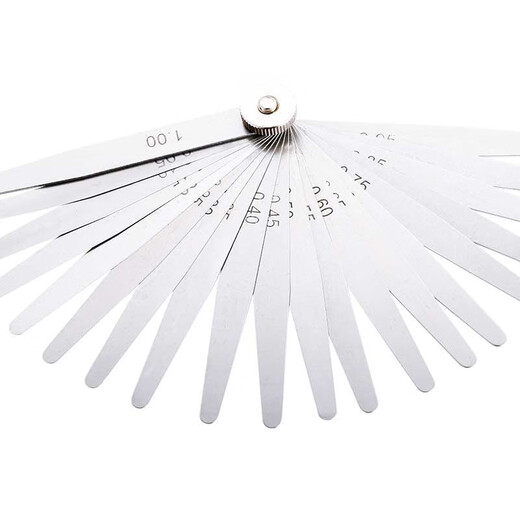 INSIZE feeler gauge multi-Specifications gap gauge thickness and thickness plug measuring tool 4602-17/17 pieces 0.02-1mm
