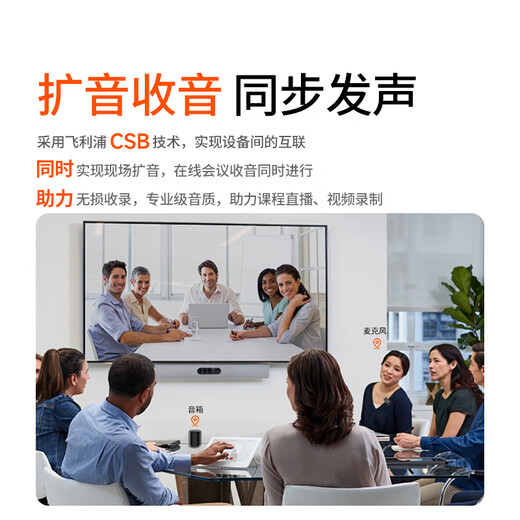 Philips (PHILIPS) National Subsidy Little Bee Amplifier Teacher's Class Lavalier Conference Radio Microphone Speaker Guide Explains Indoor and Outdoor Wireless Amplification Package