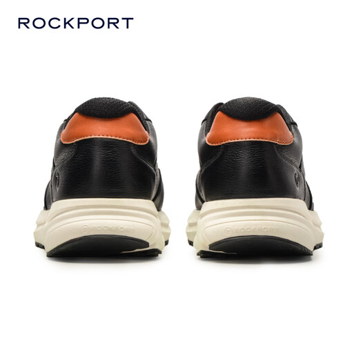 ROCKPORT Lebu casual shoes men's high-end business shoes autumn and winter new first-layer cowhide breathable commuter soft-soled men's leather shoes black first-layer cowhide 43