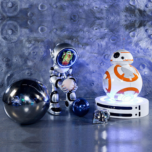 Ji Litian Cyberpunk Space Robot Indoor и Outdoor Technology Atmosphere Sculpture Dornments Модель 1