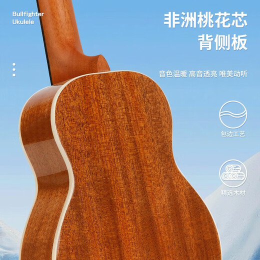Bullfighter Bullfighter Ukulele 23 pouces Entrée universelle pour les hommes, les femmes et les enfants débutants Small Guitar Plavin Uklili Musical Instrument 23 Jade Rabbit