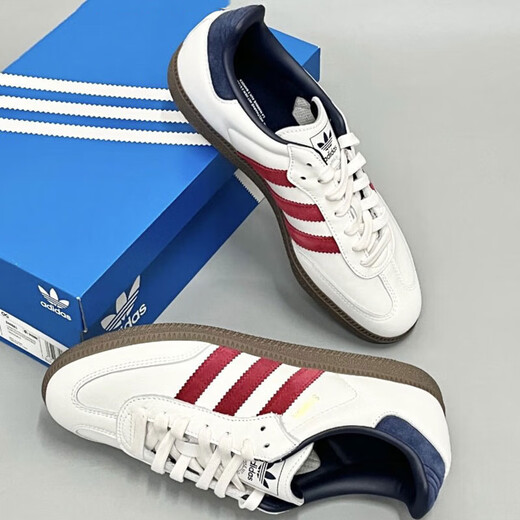 阿迪达斯 （adidas）三叶草板鞋男鞋女鞋秋季新款SAMBA低帮缓震运动鞋轻便透气休闲鞋 IH4881 40 (245mm)