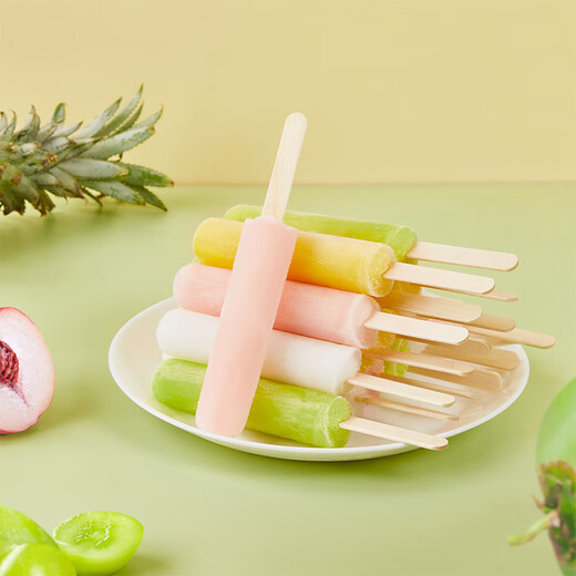 Meiji juice popsicles (grape, white peach, pineapple, coconut) 32g*16 popsicles in color box