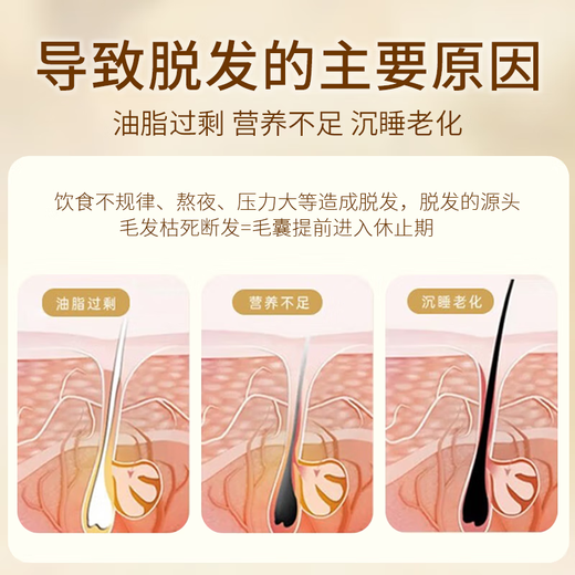 
Tongrentang Anti-Hair Depth Shampoo Ginger Hair Increase Anti-Hair Loss and Control Oils Fluffy Ginger Juice Solid Hair 508g*2 Bottles