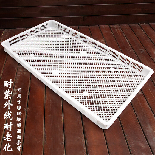 XMSJ定制塑料单冻器烘干盘冷冻盘晾晒盘托盘浅筐冰盘蝴蝶面级冷库冷冻 100*80*10cm高脚
