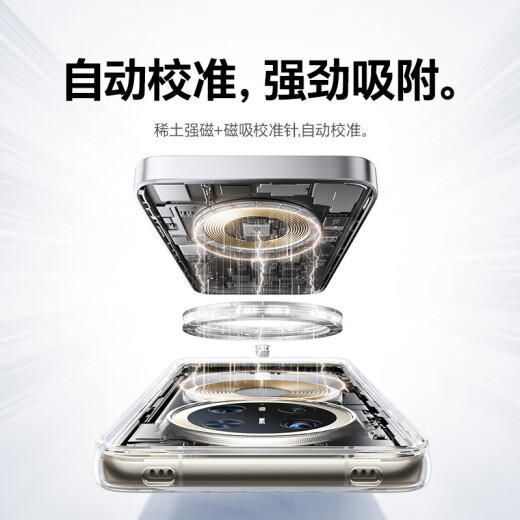 倍思【磁吸不发黄】适用华为Mate70Pro手机壳Pro+鸿蒙AI优享版通用保护套磁吸抗指纹透明壳