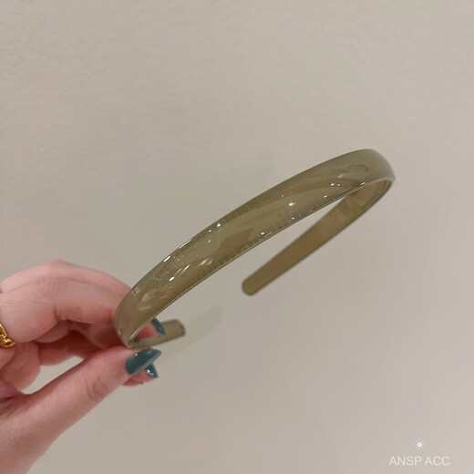 Tang Funi jelly color face wash headband for women summer broken hair finishing headband with toothed anti-slip acrylic headband pressed hairpin hair bundle jelly wine red headband