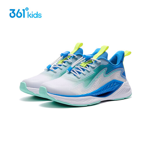 361 Wind 6.0 Children's Running Shoes 25 Summer Boys and Girls Light and Breathable Sneakers Blue 37

