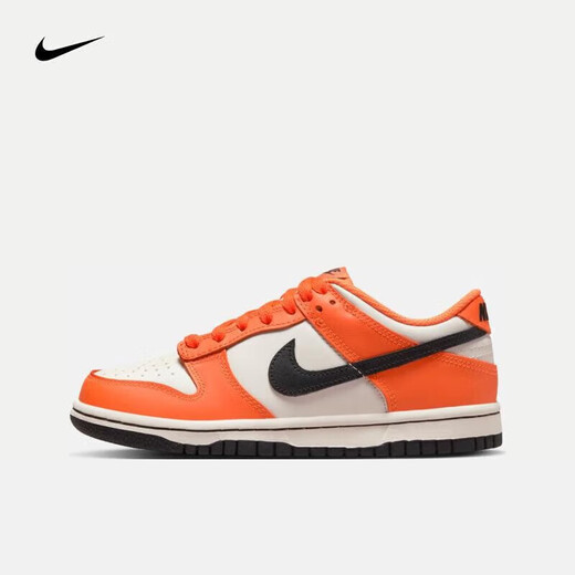 耐克（NIKE）官网官方男鞋女鞋 Dunk Low（GS）低帮男运动休闲复古滑板鞋 DH9765-003 白橙黑 35.5