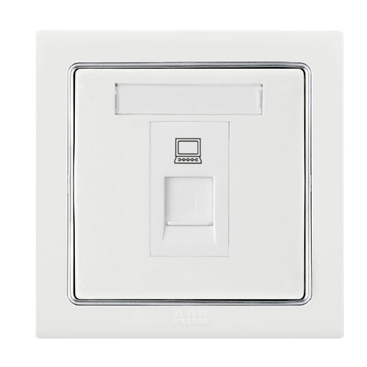 ABB switch socket Dening white one open two open five hole TV telephone panel home 86 type wall package one open single control with line AN131