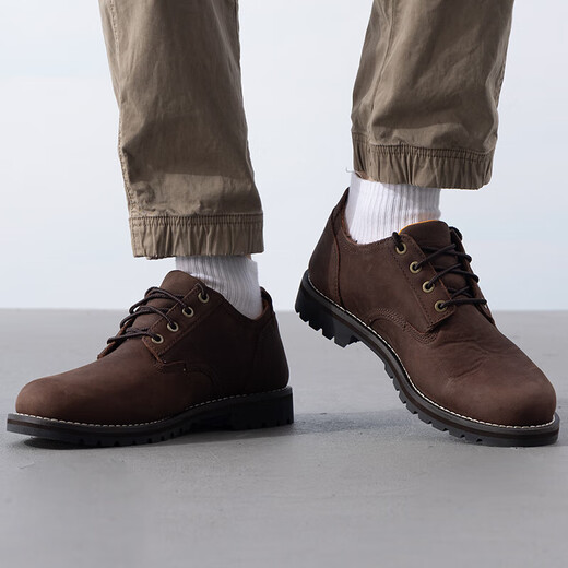 添柏岚（Timberland）男鞋休闲鞋春夏户外运动通勤防水耐磨轻便舒适工装商务皮鞋A699P A699PW07 棕色 44