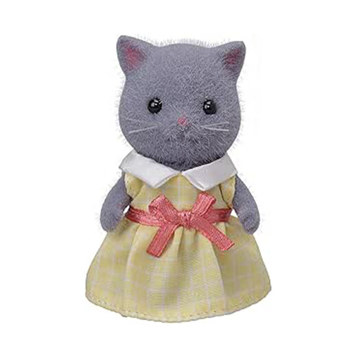 森贝儿家族（Sylvanian families）日版黑波斯猫妹妹 过家家女孩玩具玩偶套装 生日礼物送儿童礼物