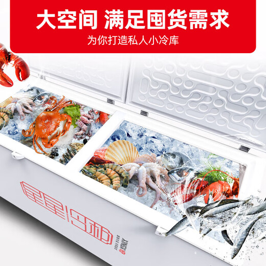 星星（XINGX）冰柜商用大容量商用一级能效冷柜卧式冷藏冷冻转换保鲜雪糕柜超市餐饮店冷柜 【975升】BD/BC-1098GE