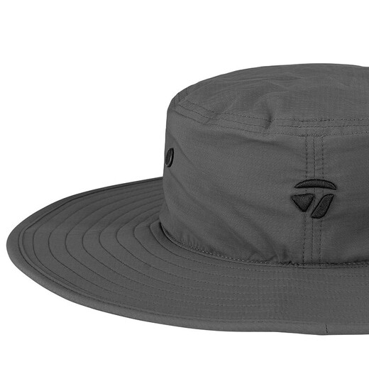 Taylormade TaylorMay Golf Cap 2025 New Men's Sun Protection Breathable Sunshade Fisherman's Big Hat Golf Hat V97037 Gray One Size L/XL-58CM-59CM