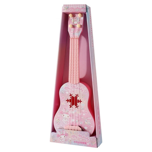 Los instrumentos musicales para niños y niñas para niños y niñas de Sanrio Kulomi pueden tocar juguetes de música de guitarra de guitarra de principiantes.