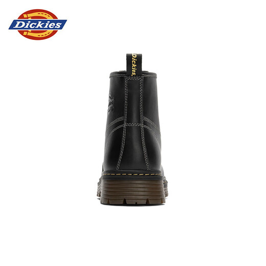 Dickies men's Martin boots fashionable men's boots comfortable outdoor boots leather boots men's British style work boots black 40