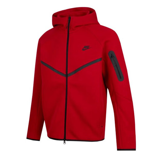 耐克（NIKE）外套男士春季新款健身训练运动服连帽防风休闲夹克HV0950-010 HV0950-687健身红/黑 S