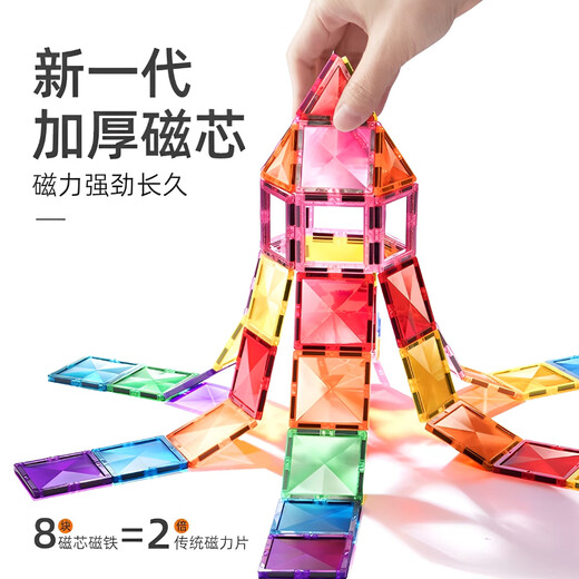 尚韵彩窗磁力片积木宝宝儿童玩具1-3-6岁益智磁力棒男孩女孩生日礼物