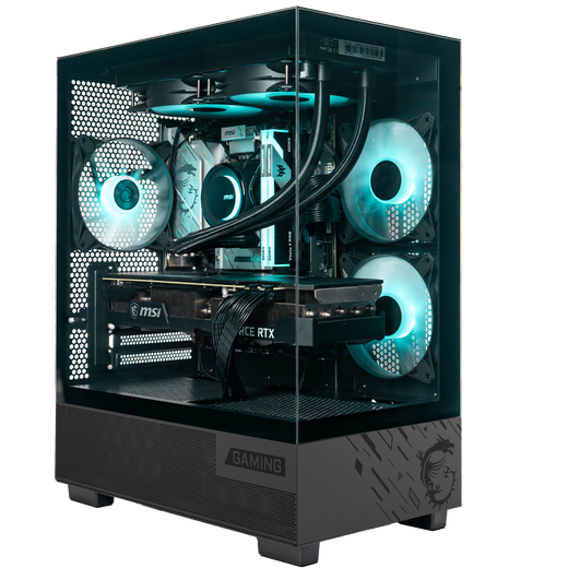 Основной корпус настольного игрового компьютера MSI Crystal Tower Black. Поддержка материнской платы M-ATX ITX (240 положений водяного охлаждения/стеклянное боковое проникновение/USB3.0/7 положений вентилятора/комната с видом на море)