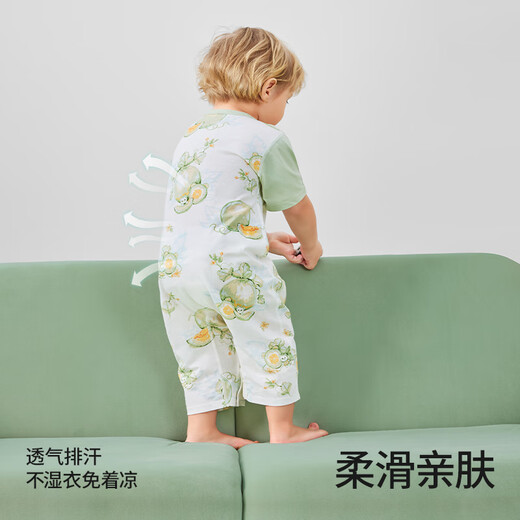 Betas baby clothes summer onesie pure cotton newborn thin haria crawler short-sleeved pajamas