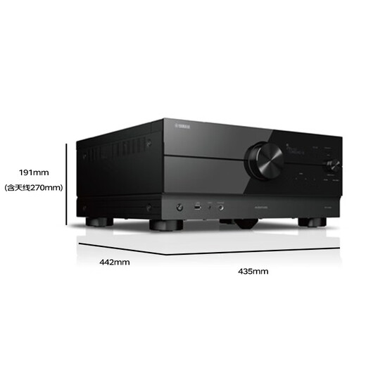 雅马哈（Yamaha）RX-A4A 音响 音箱 家庭影院7.2声道AV功放机 8K杜比全景声DTS:X 蓝牙WIFI 黑色